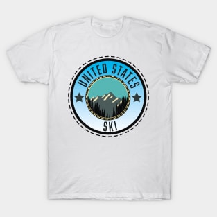 United States Ski logo T-Shirt